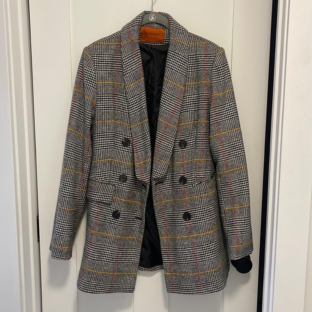 Plaid blazer